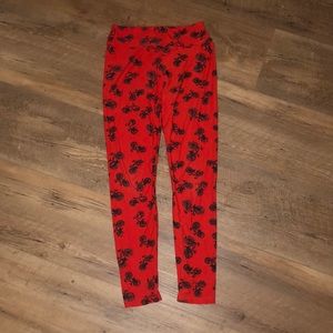 LuLaRoe Whimsical Bicycle Patterned Leggings